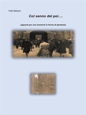 cover image of Col senno del poi